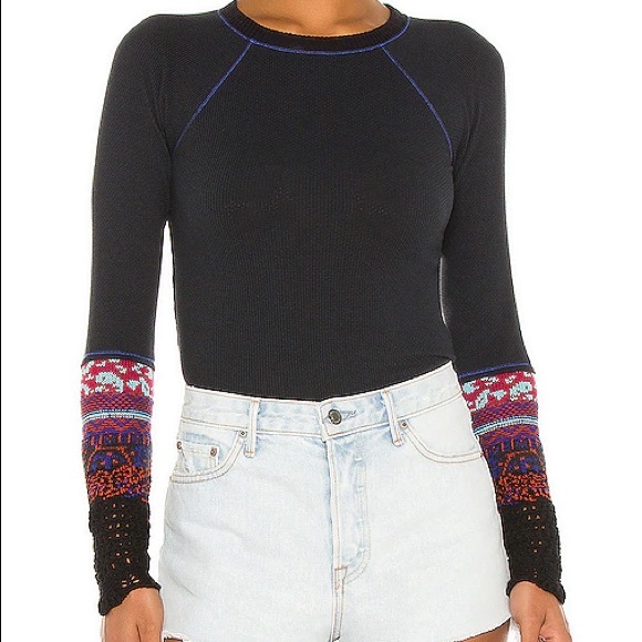 Free People Tops - NWT Free People in the mix cuff top S